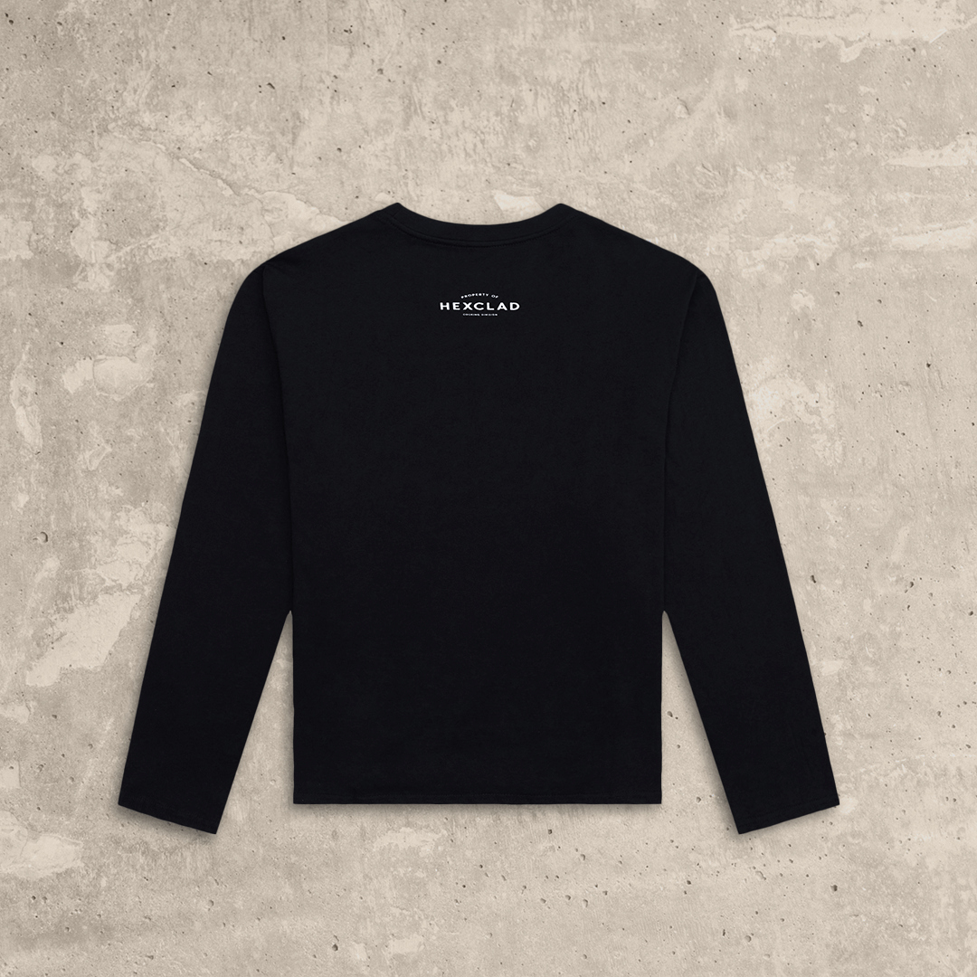 Cursive Hexclad Women’s Long-Sleeve T-Shirt