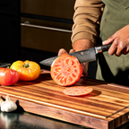 Damascus Steel Knife Set, 7-pc (Espresso)