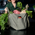 The Everything Everywhere Bag (Houndstooth-Forest)