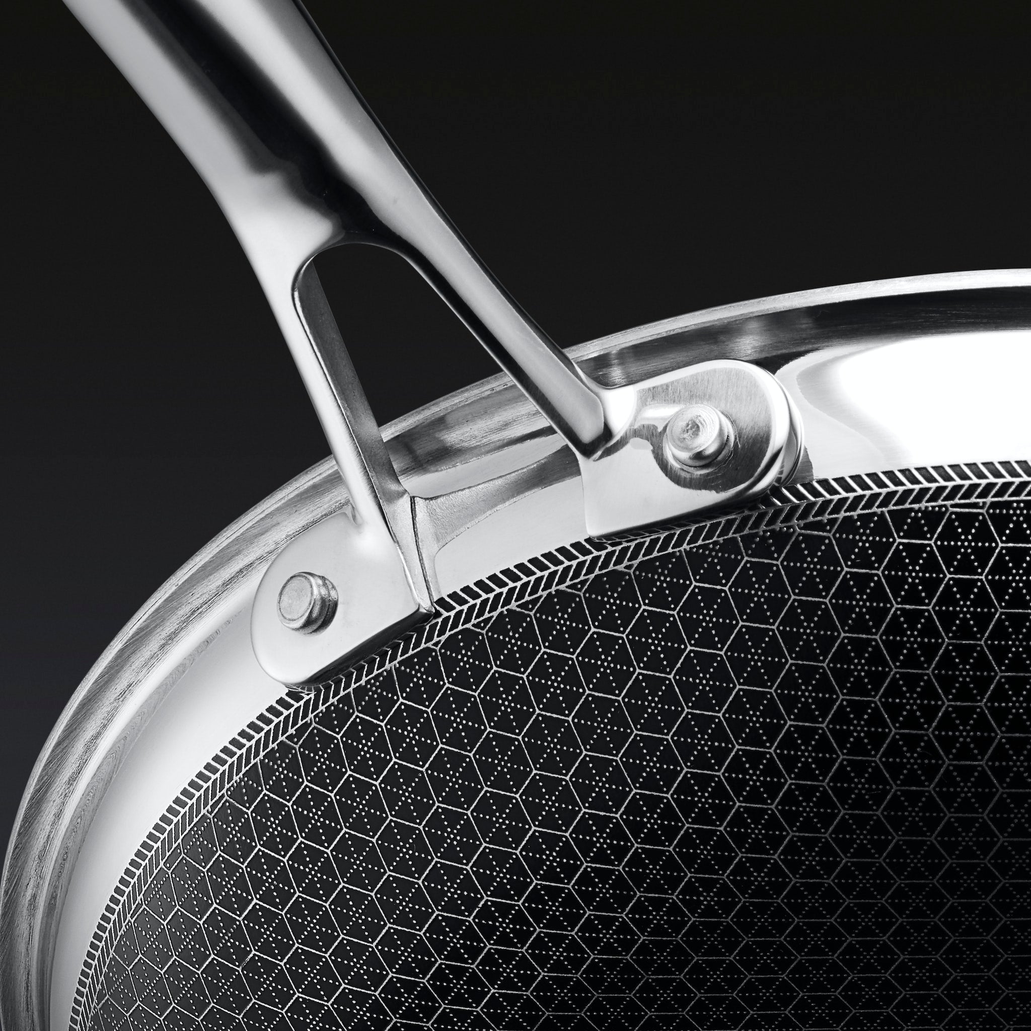 Hybrid Fry Pan Set With Lids, 6-pc