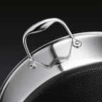 Hybrid Deep Sauté Pan/Chicken Fryer with Lid, 7-Qt